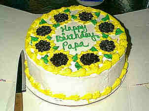Lloyd Dudding's 62nd Birthday Icecream Cake