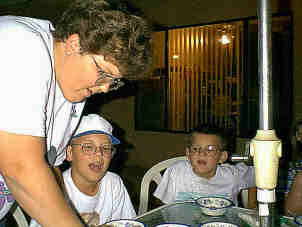 Sharon, Travis & Tyler Peterson
