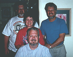 Lloyd, Virginia, Jimmy and Richard Dudding - 11/95