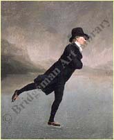 Reverend Robert Walker skating on Duddingston Loch